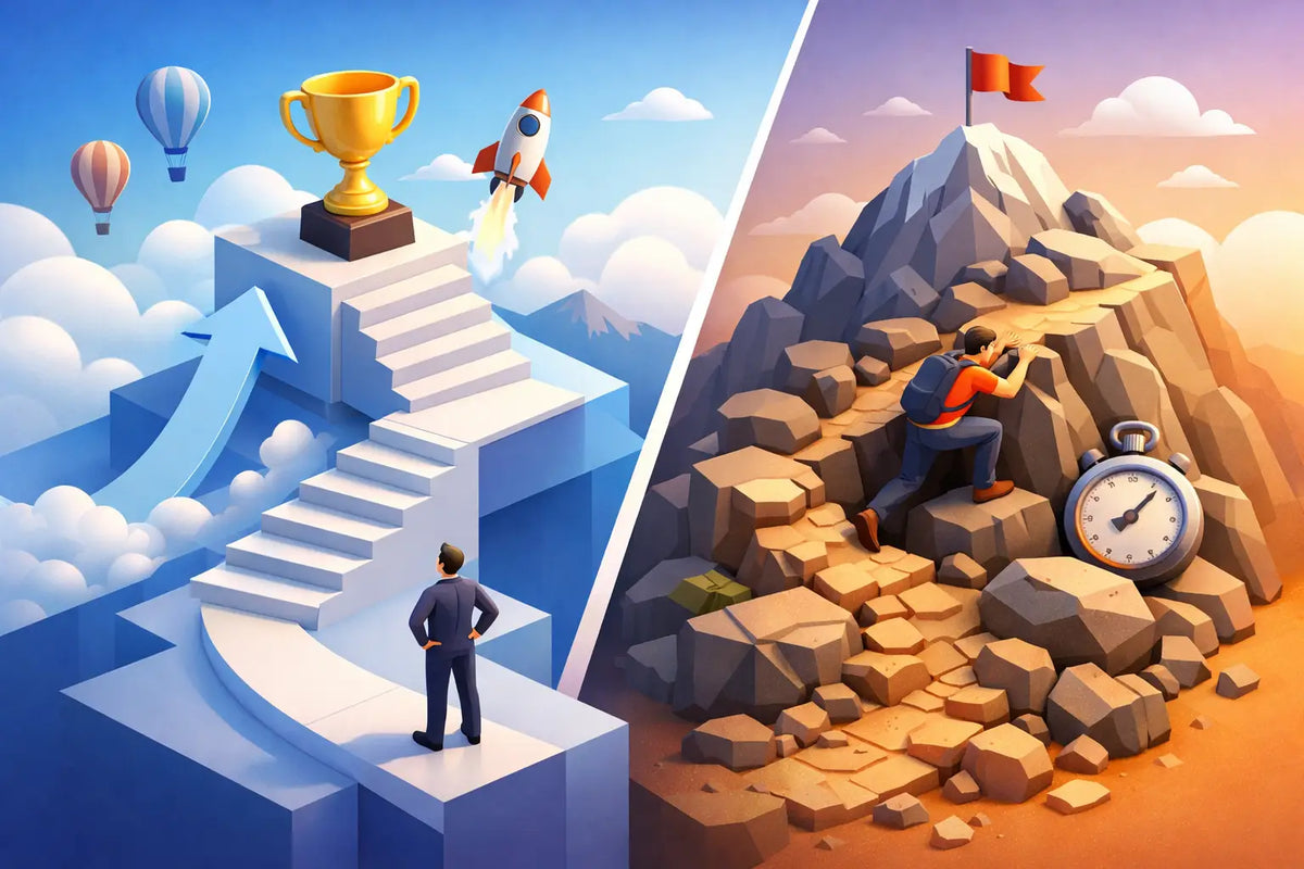 Ambition vs Determination Mindset